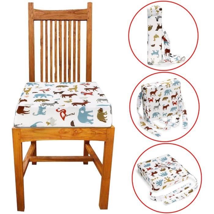 Rehausseur Enfant MEYAGOT - Coussin Portable Pour Chaise De Cuisine