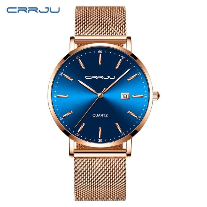 Montres CRRJU de luxe mode femme Bracelet montre femmes