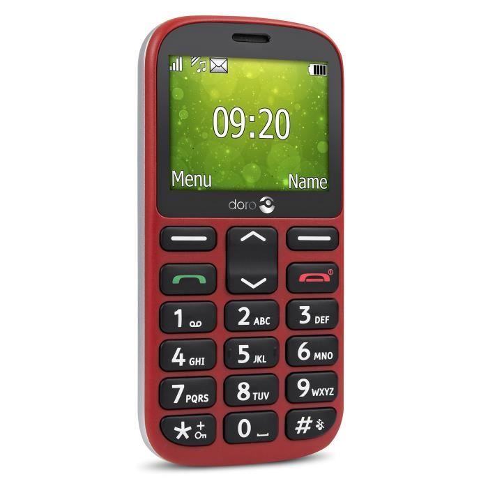 Téléphone Portable Doro 1360 / Double SIM / Noir