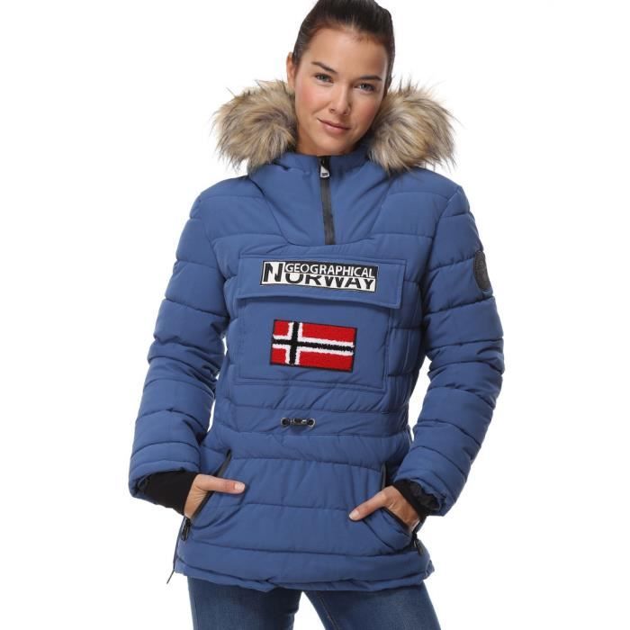 Doudoune Femme GEOGRAPHICAL NORWAY BOONSHINE Bordeau Rouge 100 Polyester Bordeau Cdiscount Pret a Porter