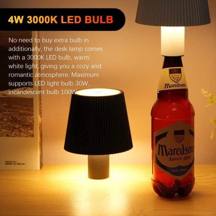 Lape LED pour bouteille de vin – Lape de bouteille de vin portable