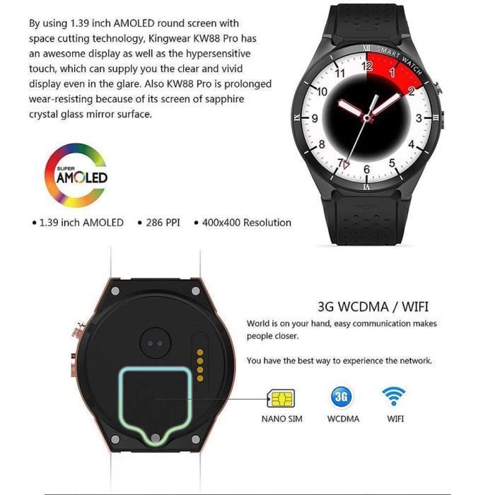 Kingwear kw88 sales pro 3g