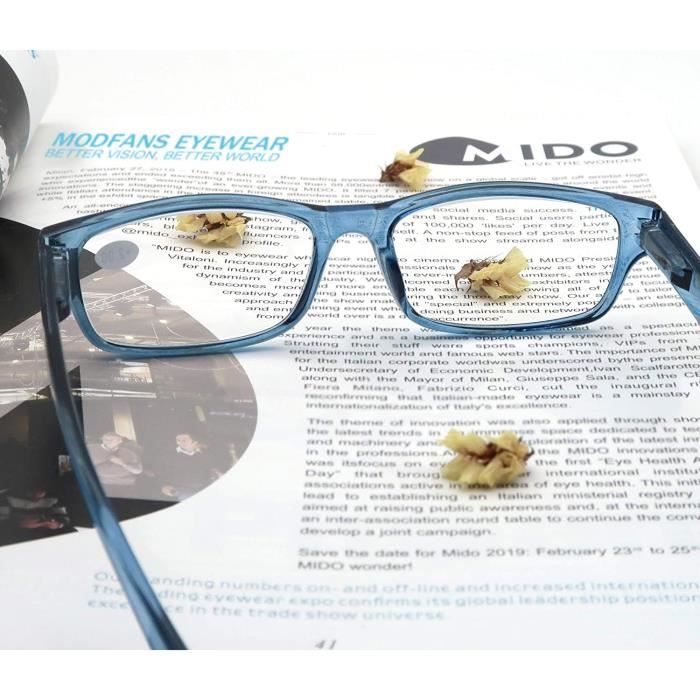 Lunettes rectangulaires store femme 2019