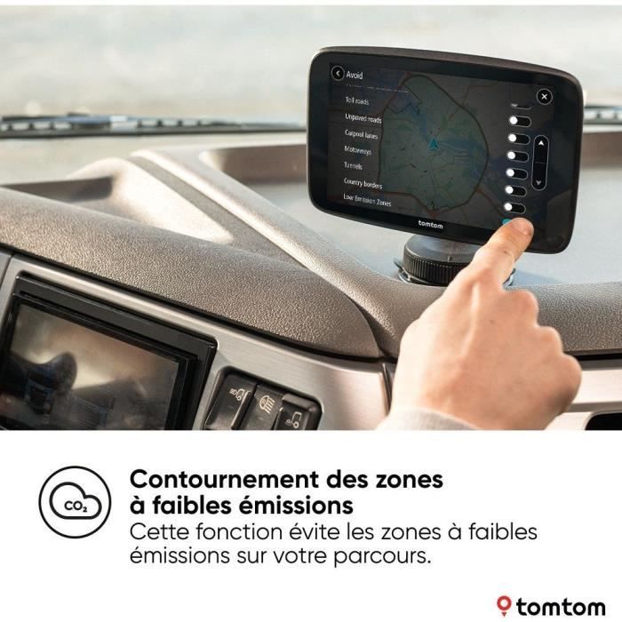 GPS poids lourd - TOM TOM - GO Expert Plus - Ecran HD 7 - Planification de  parcours grands véhicules - Cartes du monde - Cdiscount Auto