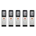 5X TéLéCommande de Climatiseur YACIFB YAC1FB YAC1FB6 YAC1FB9 pour Climatiseur Tadiran ZACS-07 HPF
