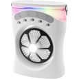 1 Mini Climatiseur Portable 3 En 1, Refroidissement Et Humidification, Réservoir 550 Ml, Rotation 18 ACCESSOIRES FABRICATION MAISON