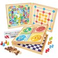Malette jeux de societe en bois