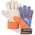 Gants de gardien Puma Ultra Grip 4 - ultra orange/bleu azur - Taille 4-0
