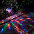 2 PCS LED Projecteur Solaire élairage de jardin lumière extérieur multi couleur-0