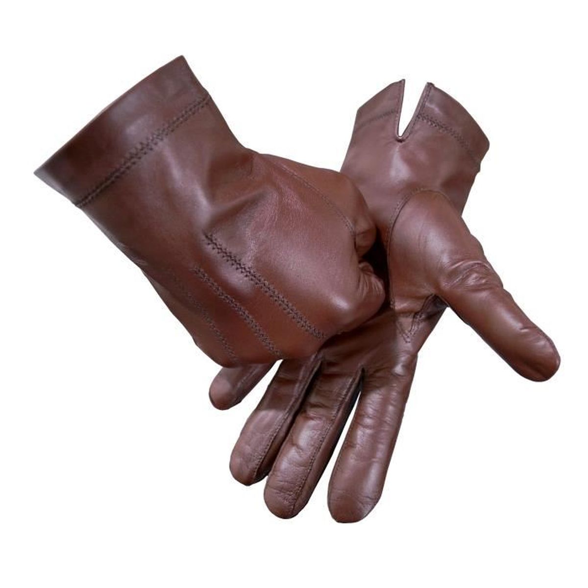 Gant marron homme