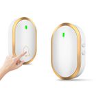 AONUS Sonnette Sans Fil 400 Mètres Sonnette de Porte IP55 Sonnette Sans Fil EtancheMaison Intelligente Clignotant , 4 Niveaux Volumes