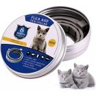 PASHASHOP Collier Anti-Puces et Anti-Tiques pour Chats Chiens/Chats,Jusqu'à 8 Mois de Protection-Antiparasitaire(37 CM)