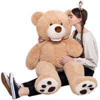 Jouet en peluche Morismos - Big Teddy Bear 39 pouces pour enfants - Noir