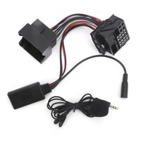 ARAMOX Module Bluetooth de voiture Adaptateur Audio 12Pin Bluetooth 5.0 AUX avec Microphone Câble 59.1in adapté pour Opel CD30