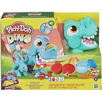 Jouet Play-Doh Dino Crew Croque Dino avec bruits de dinosaure et 3 oeufs de pâte à modeler - à partir de 3 ans