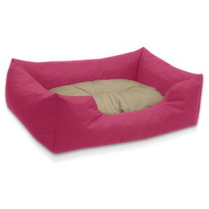 CORBEILLE - COUSSIN BedDog® MIMI lit pour chien,coussin,panier pour chien [XL env. 100x85cm, CANDY (rose/beige)]