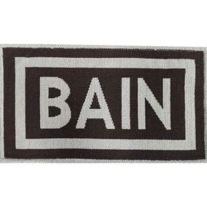 TAPIS DE BAIN Tapis - Zen - Coton - Brun