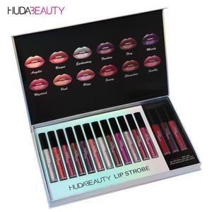 Huda Moji Kylie 24 Couleurs Longue Durée Rouge à Lèvres Liquide Mat Waterproof Hydratant Brillant Cd134