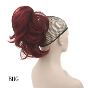 26cm 2 Styles Coiffure Extension Cheveux Queue De Cheval Banane Clip Invisible Cheveux Haute Qualite Synthetiques Courts Frises