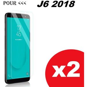 x10 Protection Verre trempé Galaxy J6 2018