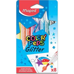 FEUTRES Color'Peps Feutres de Coloriage Glitter Encre à Pa