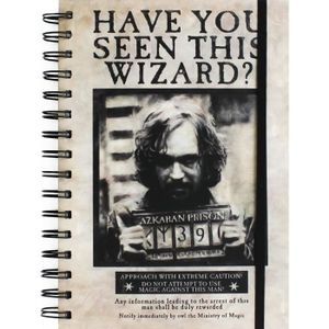 CAHIER Cahier - International A5 Harry Potter Wanted Siri