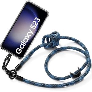 Handykette für LG K22 LMK200 schwarz/gold (G) Hülle mit Band Kordel zum Umhängen