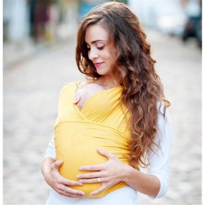 ÉCHARPE DE PORTAGE Porte-bébé écharpe extensible jaune - GETEK - porte-bébé écharpe - Naissance - Enfant - 0 mois
