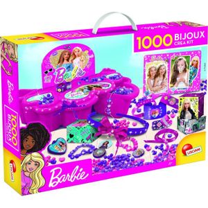 CRÉATION DE BIJOUX Boite à bijoux avec perles et accessoires - Barbie - LISCIANI