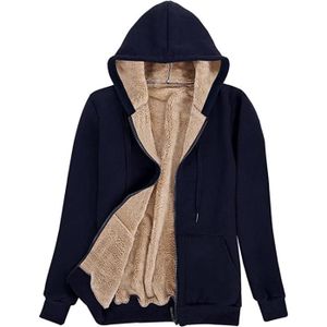 HAOLEI Veste Polaire Femme Sweat à Capuche Sweatshirt Avec