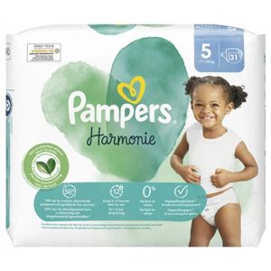 COUCHE Pampers Harmonie Couches Taille 5 31 Couches 11 kg