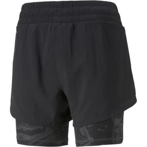 SHORT DE RUNNING Short de Running 2 En 1 - PUMA - Femme - Noir