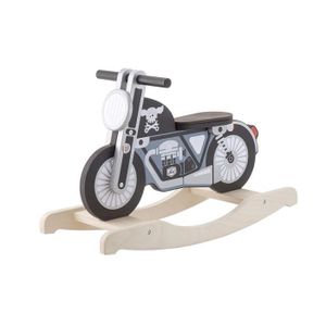 moto a bascule bois jouet