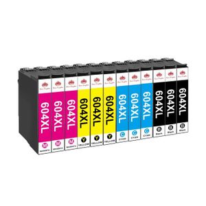 CARTOUCHE IMPRIMANTE Pack de 12 Cartouches d'encre compatibles Epson 60