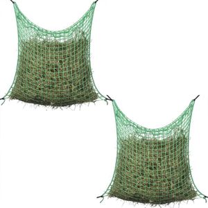 Filet à foin pour alimentation lente - Grand support de filet rond pour