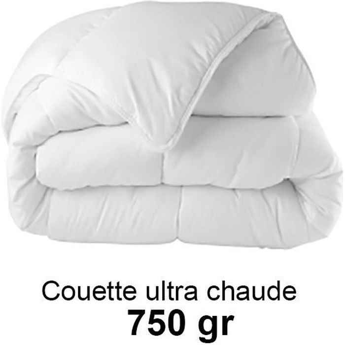 CASABEL Couette 220x240 cm Hiver Grand Froid - Blanc - Garnissage