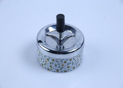 Cendrier Coupe-Vent En Acier Inoxydable Premium – Grand Modèle Anti-Odeur Avec Couvercle Et Tapis Antidérapant – Idéal Intérieur & Extérieur