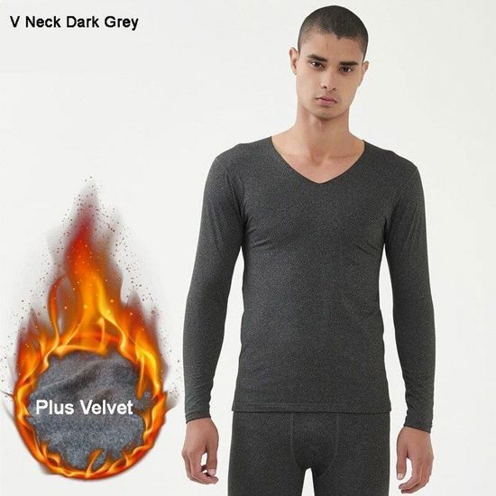 Sous-vêtements Thermiques Homme YESWEL - Laine Mérinos 100%, Haut Et Caleçon Long - Pour Ski, Randonnée Hiver - 2