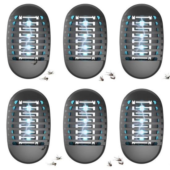 Lampe Anti-Moustiques 4 Pack - Tueur D'Insectes Électrique UV, Silencieux, Pour Intérieur - Surface Jusqu'à 20 M² - 2