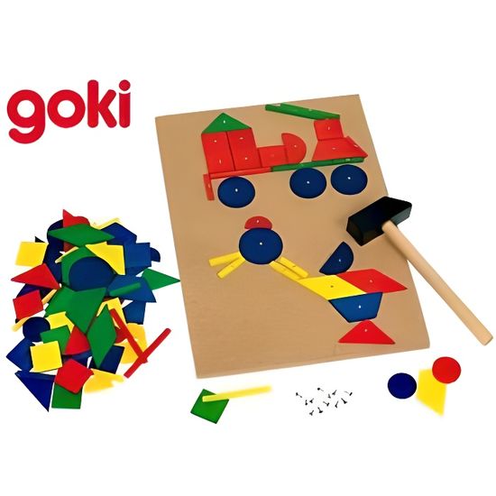 Jeu Éducatif Tri De Couleurs Goki Sorterino - 6 Bols Et 23 Balles En Feutre De Laine - À Partir De 3 Ans