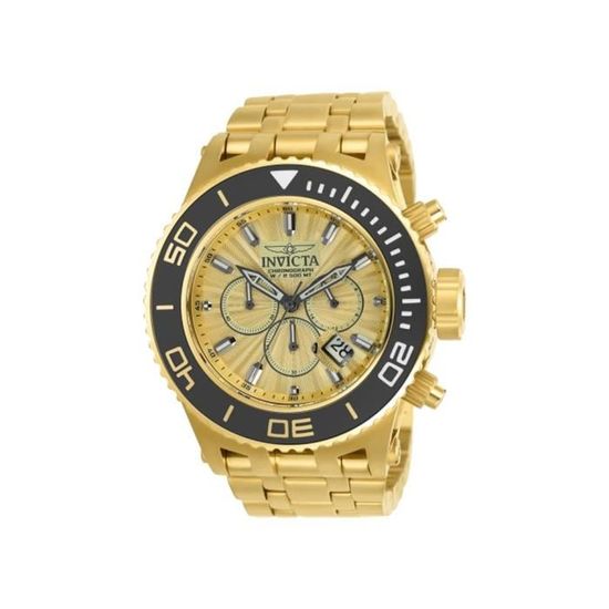 Montre INVICTA Subaqua 48546 Homme - Boîtier Acier Inoxydable 54 Mm, Cadran Blanc - Mouvement Quartz, étanche 20 Bars (200 M) - Garantie 2 Ans - 7