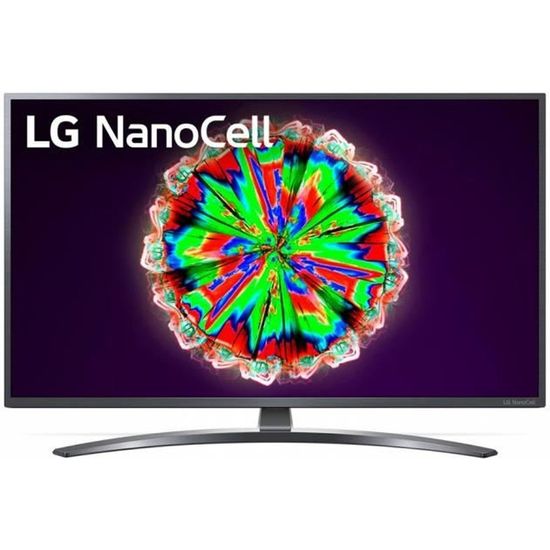LG 43NANO793NE - TV LED UHD 4K NanoCell - 43" (108cm) - HDR10 - Smart TV - 3 x HDMI - 2 x USB - Classe énergétique A