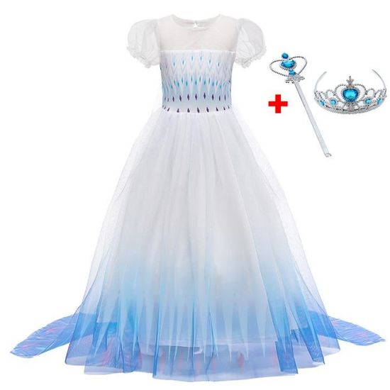 Robe princesse reine des neiges - Cdiscount