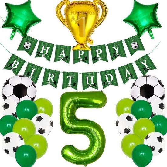 8 Ballons D'anniversaire - 5 Ans - Maison