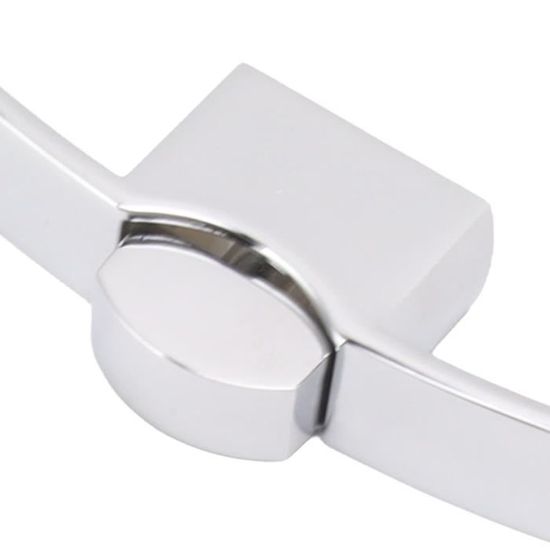 Loquet à Bouton-Poussoir Avec Poignée – Fermeture Sécurisée Pour Caravane, Camping-Car, Bateau, Yacht (Noir)