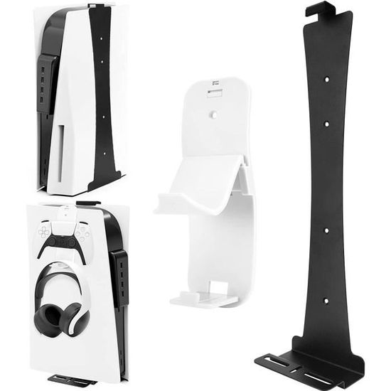 Console Support Support Mural pour PS5 Console,Support pour PS5 avec 2 Support de ...