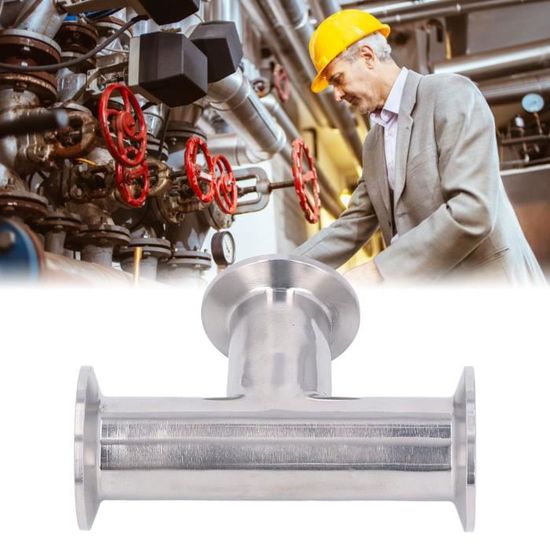 DERNORD Lot De 2 Raccords De Tuyau En Acier Inoxydable 1,5 Cm X 1,27 Cm