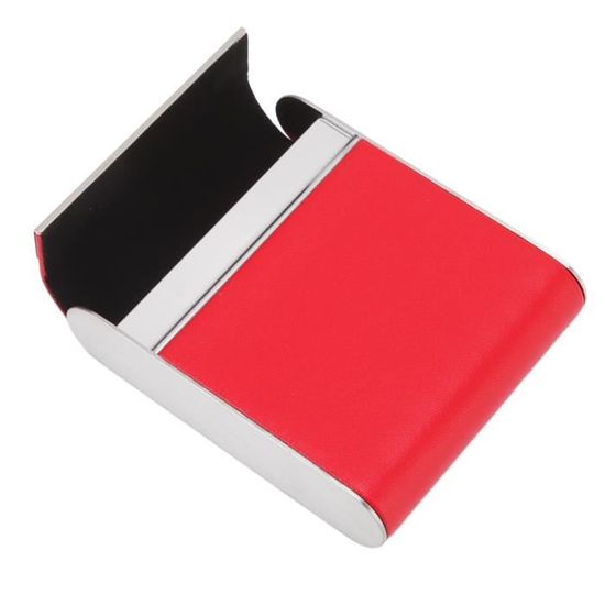 Senbaler 2 Pièces Porte-Cartes De Visite Mince Cuir PU Porte-Cartes