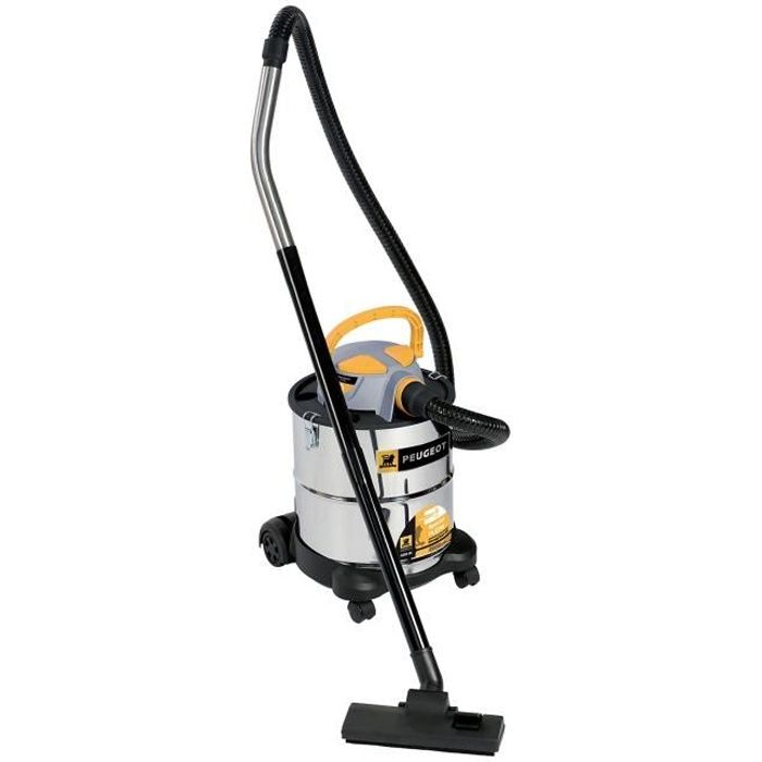 PEUGEOT Aspirateur à cendre / décolmatage 600W - Cuve inox 20L