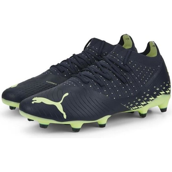 Chaussures de foot - Homme - PUMA - FUTURE Z 3.4 - Noir et vert - Crampons moulés